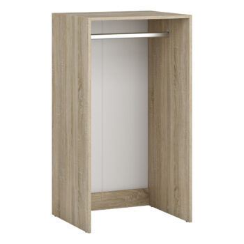 Vytvorte si potrebný priestor s otvorenou šatníkovou skrinkou SIGNES VT3 600 v prevedení dub sonoma, s rozmerom (ŠxHxV): 60x50x110 cm. Súčasťou balenia je vešiaková tyč. Vďaka jednotlivým hotovým komponentom modulárneho systému Signes, sa podarí vyskladať veľké množstvo variácií praktického šatníka…