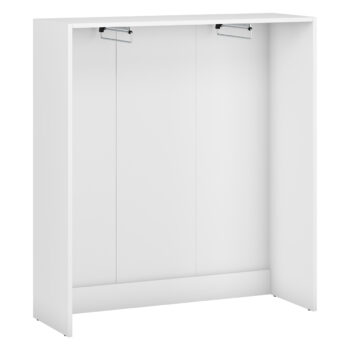 Vytvorte si potrebný priestor s otvorenou šatníkovou skrinkou SIGNES VV2 1000 v bielom prevedení, s rozmerom (ŠxHxV): 100x35x110 cm. Disponuje výsuvným teleskopickým vešiakom. Vďaka jednotlivým hotovým komponentom modulárneho systému Signes, sa podarí vyskladať veľké množstvo variácií praktického…