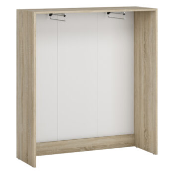 Vytvorte si potrebný priestor s otvorenou šatníkovou skrinkou SIGNES VV2 1000 v prevedení dub sonoma, s rozmerom (ŠxHxV): 100x35x110 cm. Disponuje výsuvným teleskopickým vešiakom. Vďaka jednotlivým hotovým komponentom modulárneho systému Signes, sa podarí vyskladať veľké množstvo variácií…