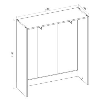 Vytvorte si potrebný priestor s otvorenou šatníkovou skrinkou SIGNES VV2 1000 v prevedení dub sonoma, s rozmerom (ŠxHxV): 100x35x110 cm. Disponuje výsuvným teleskopickým vešiakom. Vďaka jednotlivým hotovým komponentom modulárneho systému Signes, sa podarí vyskladať veľké množstvo variácií…
