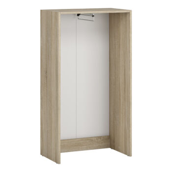 Vytvorte si potrebný priestor s otvorenou šatníkovou skrinkou SIGNES VV3 600 v prevedení dub sonoma, s rozmerom (ŠxHxV): 60x35x110 cm. Disponuje výsuvným teleskopickým vešiakom. Vďaka jednotlivým hotovým komponentom modulárneho systému Signes, sa podarí vyskladať veľké množstvo variácií praktického…