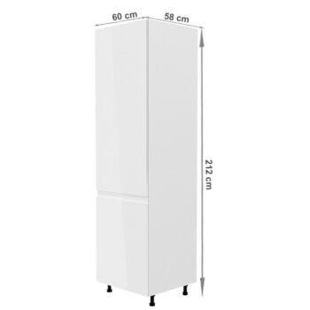 Spodná skrinka AURORA D60ZL L umožňuje vyskladať si kuchyňu podľa vlastných predstáv. Rozmery skrinky sú (ŠxHxV): 60x58x212 cm. Skrinka je rozdelená na dve časti s dvomi dvierkami. Dvierka sa otvárajú bez úchytiek. Ide o ľavé prevedenie s otváraním dvier do ľavej strany. Skrinka je predpripravená…