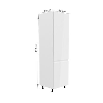 Spodná skrinka AURORA D60ZL P umožňuje vyskladať si kuchyňu podľa vlastných predstáv. Rozmery skrinky sú (ŠxHxV): 60x58x212 cm. Skrinka je rozdelená na dve časti s dvomi dvierkami. Dvierka sa otvárajú bez úchytiek. Ide o pravé prevedenie s otváraním dvier do pravej strany. Skrinka je predpripravená…