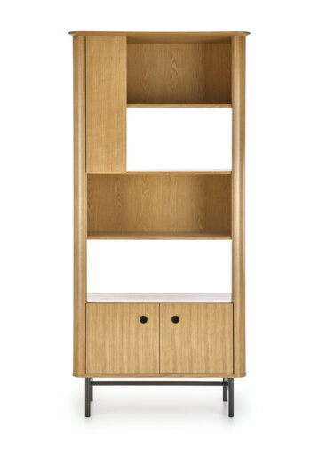 Regál Smart REG-1 je moderný a praktický kus nábytku, ktorý sa hodí do každej kancelárie. S jeho prirodzenou dubovou a čiernou farbou prinesie do vášho interiéru eleganciu a štýl. Regál je vyrobený z aglomerovaného materiálu - dyhovanej MDF a dyhovanej DTD, doplnený o práškovo lakovanú oceľ.…