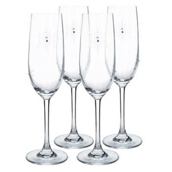 Predstavujeme vám sadu pohárov SNOWFLAKE CHAMPAGNE (4 ks), ktoré sú ideálnym doplnkom pre každú domácnosť. Tieto elegantné poháre na stopke s objemom 230 ml sú vhodné na šampanské a vyrobené sú z kvalitného skla. Poháre majú moderný vzhľad a vianočný dizajn…