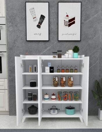 Praktická komoda SOFT je v elegantnom a modernom prevedení. Vďaka farebnému prevedeniu dokonale zapadne do rôznych interiérov. Táto moderná komoda je vyrobená z kvalitných LTD dosiek, ktoré sú nenáročné na údržbu. Ich hrúbka je 18 mm. Farba: biela.Komoda je dvojdverová, vo vnútri sa nachádzajú police na uloženie vášho oblečenia a podobne.Rozmery komody:Výška: 103,5 cmŠírka: 90 cmHĺbka: 30 cmVýška medzi policami: 18,5 cmVýška nožičiek: 12 cmDodávame v demontovanom stave. 