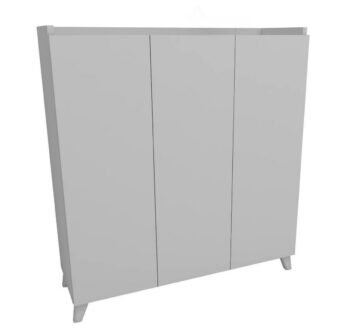 Praktická komoda SOFT je v elegantnom a modernom prevedení. Vďaka farebnému prevedeniu dokonale zapadne do rôznych interiérov. Táto moderná komoda je vyrobená z kvalitných LTD dosiek, ktoré sú nenáročné na údržbu. Ich hrúbka je 18 mm. Farba: biela.Komoda je dvojdverová, vo vnútri sa nachádzajú police na uloženie vášho oblečenia a podobne.Rozmery komody:Výška: 103,5 cmŠírka: 90 cmHĺbka: 30 cmVýška medzi policami: 18,5 cmVýška nožičiek: 12 cmDodávame v demontovanom stave. 