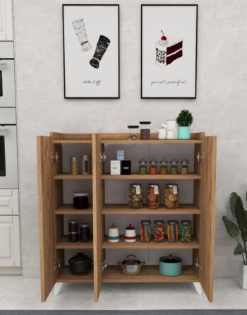 Praktická komoda SOFT je v elegantnom a modernom prevedení. Vďaka farebnému prevedeniu dokonale zapadne do rôznych interiérov. Táto moderná komoda je vyrobená z kvalitných LTD dosiek, ktoré sú nenáročné na údržbu. Ich hrúbka je 18 mm. Farba: borovica.Komoda je dvojdverová, vo vnútri sa nachádzajú police na uloženie vášho oblečenia a podobne.Rozmery komody:Výška: 103,5 cmŠírka: 90 cmHĺbka: 30 cmVýška medzi policami: 18,5 cmVýška nožičiek: 12 cmDodávame v demontovanom stave. 