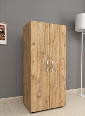 Praktická komoda SOFT je v elegantnom a modernom prevedení. Vďaka farebnému prevedeniu dokonale zapadne do rôznych interiérov. Táto moderná komoda je vyrobená z kvalitných LTD dosiek, ktoré sú nenáročné na údržbu. Ich hrúbka je 18 mm. Farba: borovica.Komoda je dvojdverová, vo vnútri sa nachádzajú police na uloženie vášho oblečenia a podobne.Rozmery komody:Výška: 108,3 cmŠírka: 49 cmHĺbka: 32 cmVýška nohy: 2,5 cmDodávame v demontovanom stave. 