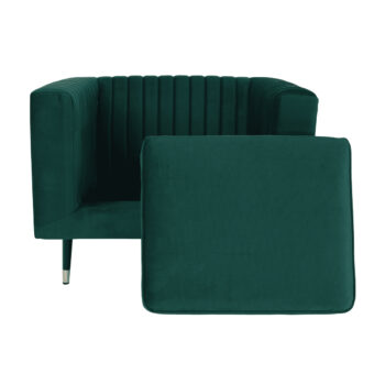 Predstavujeme vám elegantné kreslo Somy 1, ktoré vyniká svojím moderným dizajnom a štýlovou kombináciou farieb smaragdová, čierna a zlatá. Toto klasické kreslo je ideálnym doplnkom do každého interiéru, kde sa stane nielen praktickým, ale aj estetickým prvkom.