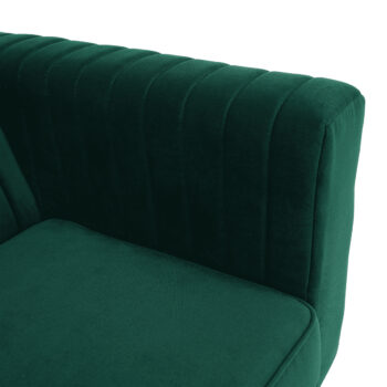 Predstavujeme vám elegantné kreslo Somy 1, ktoré vyniká svojím moderným dizajnom a štýlovou kombináciou farieb smaragdová, čierna a zlatá. Toto klasické kreslo je ideálnym doplnkom do každého interiéru, kde sa stane nielen praktickým, ale aj estetickým prvkom.