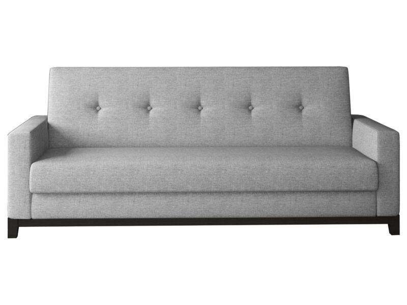 NABBI Soria rozkladacia pohovka s úložným priestorom svetlosivá (Sawana 21) / orech Elegantná pohovka SORIA vnesie do každého interiéru útulnosť a pohodu, vďaka jej dizajnovému prevedeniu, ktoré je doplnené prešívanými bokmi s dekoračnými gombíkmi. Táto pohodlná pohovka Vás neočarí len svojou krásou. S radosťou Vám zabezpečí nielen dokonalé sedenie, ale vďaka jej rozkladacej…