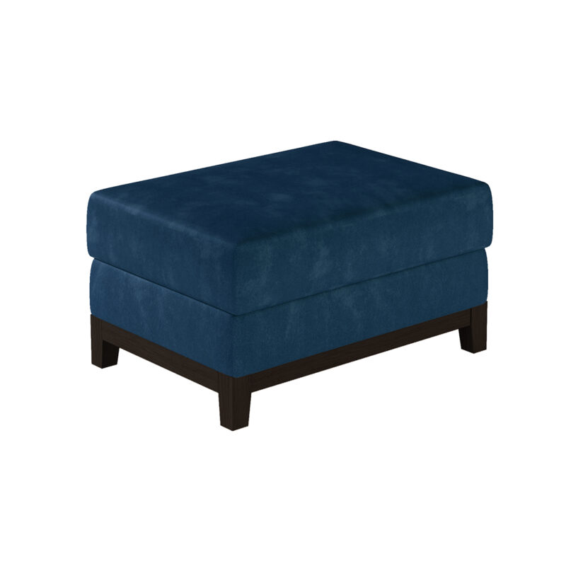 NABBI Soria TA taburetka tmavomodrá (Kronos 09) / orech Elegantná celočalúnená taburetka SORIA TA bude štýlovým a moderným kúskom nábytku a hlavne praktickým pomocníkom vo Vašej domácnosti. V kombinácii s pohovkou SORIA vznikne dokonalý, harmonický celok, ktorý zabezpečí pokojný a pohodlný odpočinok v ich príjemnom náručí. Taburetka je odetá do…