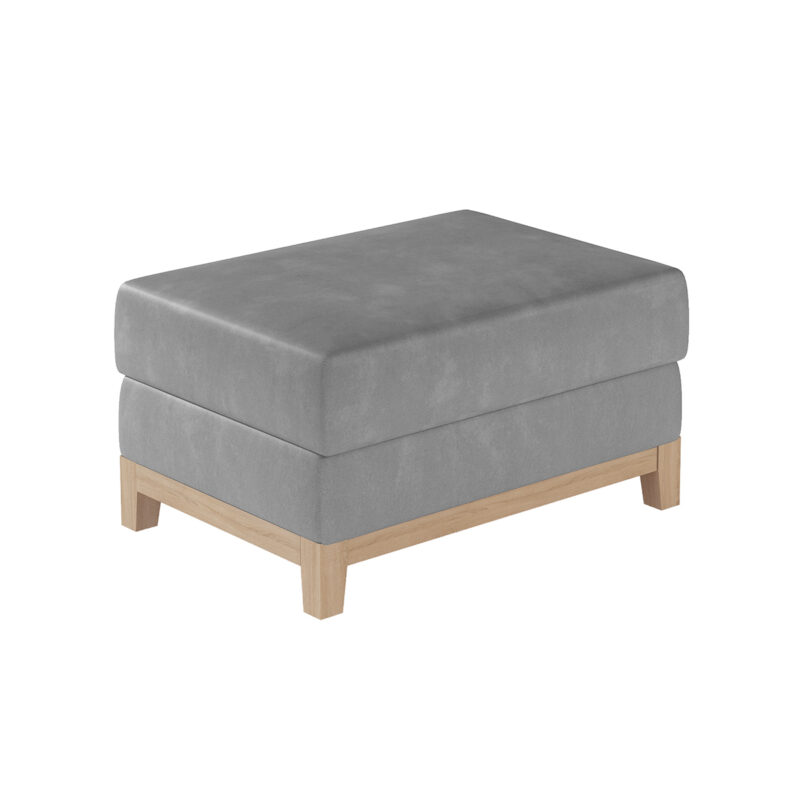 NABBI Soria TA taburetka svetlosivá (Monolith 84) / buk Elegantná celočalúnená taburetka SORIA TA bude štýlovým a moderným kúskom nábytku a hlavne praktickým pomocníkom vo Vašej domácnosti. V kombinácii s pohovkou SORIA vznikne dokonalý, harmonický celok, ktorý zabezpečí pokojný a pohodlný odpočinok v ich príjemnom náručí. Taburetka je odetá do…