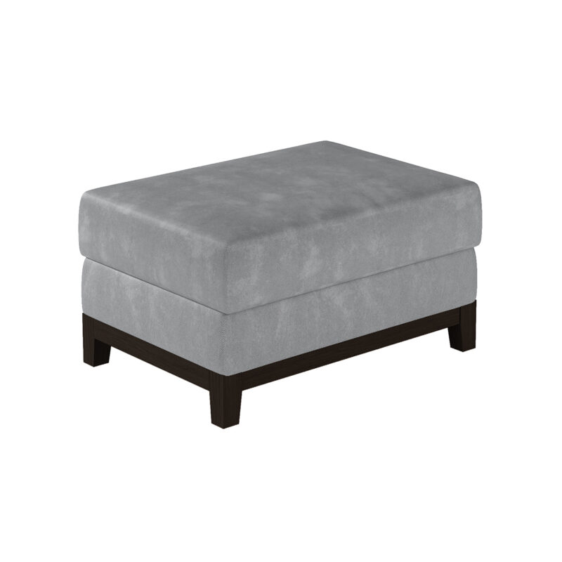 NABBI Soria TA taburetka svetlosivá (Paros 05) / orech Elegantná celočalúnená taburetka SORIA TA bude štýlovým a moderným kúskom nábytku a hlavne praktickým pomocníkom vo Vašej domácnosti. V kombinácii s pohovkou SORIA vznikne dokonalý, harmonický celok, ktorý zabezpečí pokojný a pohodlný odpočinok v ich príjemnom náručí. Taburetka je odetá do…