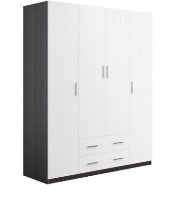 Elegantná spálňová zostava STANA vám umožní zariadiť si spálňu za mimoriadne priaznivú cenu a pritom štýlovo. Je vyrobená z kvalitnej 166 mm hrubej LTD dosky nenáročnej na udržiavanie. Úchyty sú plastové.Farebné prevedenie biele drevo/wenge.Spálňová zostava obsahuje: manželská posteľ 160x200 (ŠxVxH) 170x95x2052x nočný stolík (ŠxVxH): 45x49,5x43komoda (ŠxVxH): 80x84x46šatníková skriňa (ŠxVxH): 160x205x67 cm.Rošt nie je súčasťou postele, odporúča sa dokúpiť rošť s rámom, nie lamelový rošt.Matrac nie je v cene postele, odporúča sa dokúpiť matrac v rozmere 160 x 200 cm. Dodávame v demonte.  