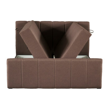 KONDELA Star 160 boxspringová manželská posteľ hnedá - Image 5