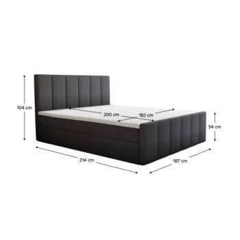 Boxspringová manželská posteľ Star 180 v elegantnej sivej farbe je ideálnym riešením pre tých, ktorí hľadajú moderný a funkčný nábytok do spálne. Táto posteľ od renomovanej značky KONDELA ponúka nielen štýlový vzhľad, ale aj praktické vlastnosti, ktoré ocení…