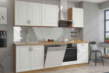 Horná rohová skrinka STELLA 58X58 GN-90 je moderná a elegantná skrinka kuchynského nábytku STELLA.Kuchyňa STELLA svojim prevedením poteší všetkých zákazníkov, ktorí majú radi jednoduchosť, praktickosť a zároveň prijateľnú cenu.Je v modernom prevedení s čistými líniami a zároveň je priestranná a funkčná. Vďaka veľkému výberu kuchynského nábytku, ktoré STELLA poskytuje si poskladáte svoju kuchyňu podľa vašich predstáv. Skrinka je jednodverová. Korpus je vyrobený z kvalitných LTD dosiek v hrúbke 16mm, čelo skrinky je z kvalitného  MDF materiálu v hrúbke 16 mm. Farebné prevedenie skrinky je dub Artisan, farba dvierok biela matná. Interiér skrinky je biely. Predpripravené sú slepé vyvŕtané otvory pre rukoväte, pričom rukoväť je vyrobená z kovu v šírke 192 mm. Zaručene oceníte aj praktické pánty s tichý dovieraním.Rozmery: 585 x 900 x 585 mm (Š x V x H)Dodávame v demontovanom stave. V našej ponuke nájdete aj ďalšie kuchynské skrinky STELLA.