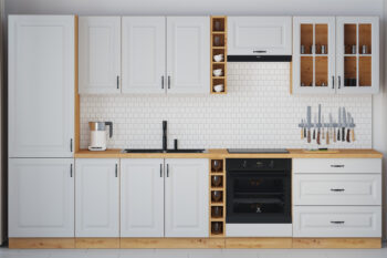 STELLA 60 DK skrinka na vstavanú chladničku je moderná a elegantná skrinka kuchynského nábytku STELLA.Kuchyňa STELLA svojim prevedením poteší všetkých zákazníkov, ktorí majú radi jednoduchosť, praktickosť a zároveň prijateľnú cenu.Je v modernom prevedení s čistými líniami a zároveň je priestranná a funkčná. Vďaka veľkému výberu kuchynského nábytku, ktoré STELLA poskytuje, si poskladáte svoju kuchyňu podľa vašich predstáv. Skrinka je dvojdverová. Korpus je vyrobený z kvalitných LTD dosiek v hrúbke 16mm, čelo skrinky je z kvalitného  MDF materiálu v hrúbke 16 mm. Farebné prevedenie skrinky je dub Artisan, farba dvierok biela matná. Interiér skrinky je biely. Predpripravené sú slepé vyvŕtané otvory pre rukoväte, pričom rukoväť je vyrobená z kovu v šírke 192 mm. Zaručene oceníte aj praktické pánty s tichý dovieraním.Rozmery: 600 x 2100 x 570 mm (Š x V x H)Dodávame v demontovanom stave. V našej ponuke nájdete aj ďalšie kuchynské skrinky STELLA.