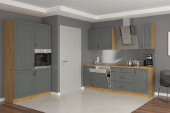 STELLA 60 LO 210 skrinka na vstavanú chladničku je moderná a elegantná skrinka kuchynského nábytku STELLA.Kuchyňa STELLA svojim prevedením poteší všetkých zákazníkov, ktorí majú radi jednoduchosť, praktickosť a zároveň prijateľnú cenu. Je v modernom prevedení s čistými líniami a zároveň je priestranná a funkčná. Vďaka veľkému výberu kuchynského nábytku, ktoré STELLA poskytuje si poskladáte svoju kuchyňu podľa vašich predstáv. Skrinka je dvojdverová. Korpus je vyrobený z kvalitných LTD dosiek v hrúbke 16mm, čelo skrinky je z kvalitného  MDF materiálu v hrúbke 16 mm. Farebné prevedenie skrinky je dub Artisan, farba dvierok šedá matná. Interiér skrinky je biely. Predpripravené sú slepé vyvŕtané otvory pre rukoväte, pričom rukoväť je vyrobená z kovu v šírke 192 mm. Zaručene oceníte aj praktické pánty s tichý dovieraním.Rozmery: 600 x 2100 x 570 mm (Š x V x H)Upozernenie: chladnička nesmie byť vyššia ako 177 cm, spodné čelo chladničky nesmie presahovať výšku 71 cm!Dodávame v demontovanom stave. V našej ponuke nájdete aj ďalšie kuchynské skrinky STELLA.