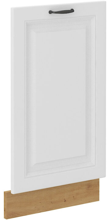 Dvierka na prednú umývačku riadu STELLA ZM 713X446 sú moderné a elegantné dvierka kuchynského nábytku STELLA.Aj vďaka nim si vytvoríte kuchyňu podľa vašich predstáv. Dvierka sú vyrobené z kvalitných MDF dosiek v hrúbke 16 mm Farebné prevedenie je v kontraste dub Artisan a biela matná.  Kuchyňa STELLA svojim prevedením poteší všetkých zákazníkov, ktorí majú radi jednoduchosť, praktickosť a zároveň prijateľnú cenu. Je v modernom prevedení s čistými líniami. Predpripravené sú slepé vyvŕtané otvory pre rukoväte. Rukoväť je vyrobená z kovu v šírke 192 mm. Vďaka veľkému výberu kuchynského nábytku, ktoré STELLA poskytuje, si poskladáte svoju kuchyňu podľa vašich predstáv.Rozmery: 446 x 713 x 16 mm (Š x V x H)Dodávame v demontovanom stave. V našej ponuke nájdete aj ďalšie kuchynské skrinky STELLA.