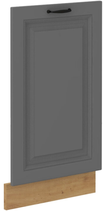 Dvierka na prednú umývačku riadu STELLA ZM 713X446 sú moderné a elegantné dvierka kuchynského nábytku STELLA.Aj vďaka nim si vytvoríte kuchyňu podľa vašich predstáv. Dvierka sú vyrobené z kvalitných MDF dosiek v hrúbke 16 mm Farebné prevedenie je v kontraste dub Artisan a šedá matná.  Kuchyňa STELLA svojim prevedením poteší všetkých zákazníkov, ktorí majú radi jednoduchosť, praktickosť a zároveň prijateľnú cenu. Je v modernom prevedení s čistými líniami. Predpripravené sú slepé vyvŕtané otvory pre rukoväte. Rukoväť je vyrobená z kovu v šírke 192 mm. Vďaka veľkému výberu kuchynského nábytku, ktoré STELLA poskytuje, si poskladáte svoju kuchyňu podľa vašich predstáv.Rozmery: 446 x 713 x 16 mm (Š x V x H)Dodávame v demontovanom stave. V našej ponuke nájdete aj ďalšie kuchynské skrinky STELLA.
