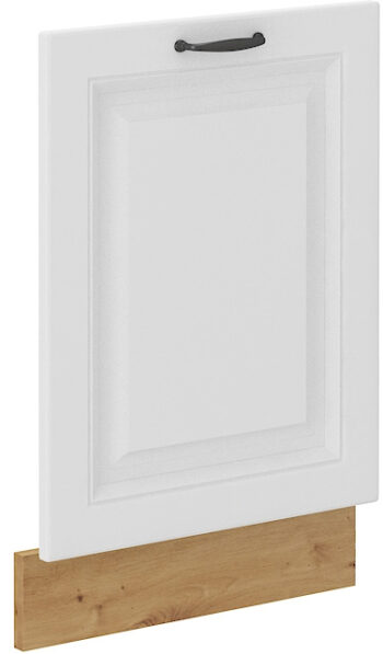 Dvierka na prednú umývačku riadu STELLA ZM 713X596 sú moderné a elegantné dvierka kuchynského nábytku STELLA.Aj vďaka nim si vytvoríte kuchyňu podľa vašich predstáv. Dvierka sú vyrobené z kvalitných MDF dosiek v hrúbke 16 mm Farebné prevedenie je v kontraste dub Artisan a biela matná.  Kuchyňa STELLA svojim prevedením poteší všetkých zákazníkov, ktorí majú radi jednoduchosť, praktickosť a zároveň prijateľnú cenu. Je v modernom prevedení s čistými líniami. Predpripravené sú slepé vyvŕtané otvory pre rukoväte. Rukoväť je vyrobená z kovu v šírke 192 mm.Vďaka veľkému výberu kuchynského nábytku, ktoré STELLA poskytuje, si poskladáte svoju kuchyňu podľa vašich predstáv.Rozmery: 596 x 713 x 16 mm (Š x V x H)Dodávame v demontovanom stave. V našej ponuke nájdete aj ďalšie kuchynské skrinky STELLA.