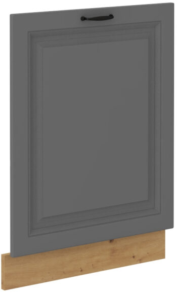 Dvierka na prednú umývačku riadu STELLA ZM 713X596 sú moderné a elegantné dvierka kuchynského nábytku STELLA.Aj vďaka nim si vytvoríte kuchyňu podľa vašich predstáv. Dvierka sú vyrobené z kvalitných MDF dosiek v hrúbke 16 mm Farebné prevedenie je v kontraste dub Artisan a šedá matná.  Kuchyňa STELLA svojim prevedením poteší všetkých zákazníkov, ktorí majú radi jednoduchosť, praktickosť a zároveň prijateľnú cenu. Je v modernom prevedení s čistými líniami. Predpripravené sú slepé vyvŕtané otvory pre rukoväte. Rukoväť je vyrobená z kovu v šírke 192 mm.Vďaka veľkému výberu kuchynského nábytku, ktoré STELLA poskytuje, si poskladáte svoju kuchyňu podľa vašich predstáv.Rozmery: 596 x 713 x 16 mm (Š x V x H)Dodávame v demontovanom stave. V našej ponuke nájdete aj ďalšie kuchynské skrinky STELLA.