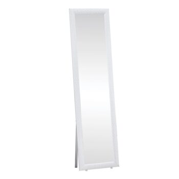 Stojanové zrkadlo LAVAL si obľúbite hneď keď ho uvidíte. Rozmery zrkadla sú (ŠxV): 40x150 cm. Zrkadlo je tvorené z kovového stojanu, ktorý mu dodáva stabilitu. Vďaka drevenému rámu má veľmi elegantný a dizajnový vzhľad. Farebné prevedenie je v jemnej bielej, ktorá dodáva zrkadlu jemnosť. Dodávané…