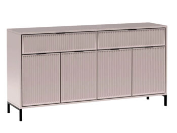 Štvordverová komoda so zásuvkami Style LS 1 v elegantnej kašmír krémovej farbe je ideálnym riešením pre tých, ktorí hľadajú praktický a moderný nábytok do svojho interiéru. Táto komoda od značky KONDELA ponúka dostatok úložného priestoru vďaka štyrom dverám a dvom…