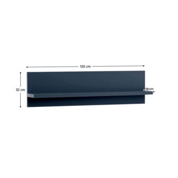 Polica Style LS 10 120 v elegantnej indigo modrej farbe je ideálnym riešením pre moderné interiéry, ktoré potrebujú praktické a štýlové úložné priestory. Táto polica od renomovanej značky KONDELA je vyrobená z kvalitného aglomerovaného materiálu, konkrétne…