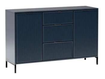 Dvojdverová komoda so zásuvkami Style LS 2 v elegantnej indigo modrej farbe je ideálnym riešením pre moderné interiéry, ktoré potrebujú praktické a štýlové úložné priestory. Táto komoda od značky KONDELA ponúka kombináciu funkčnosti a estetického vzhľadu, čo ju robí vhodnou do…
