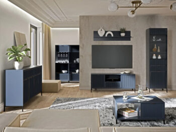 TV stolík Style LS 4 v elegantnej indigo modrej farbe je ideálnym doplnkom pre moderné interiéry. Tento kus nábytku od značky KONDELA ponúka nielen štýlový vzhľad, ale aj praktické využitie. S rozmermi 165,3 cm na šírku, 40,6 cm…