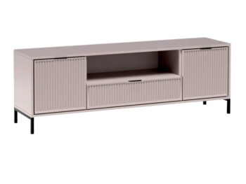 TV stolík Style LS 4 v elegantnej kašmír krémovej farbe je ideálnym doplnkom pre moderné interiéry. Tento kus nábytku od značky KONDELA ponúka nielen štýlový vzhľad, ale aj praktické využitie. S rozmermi 165,3 cm na šírku, 55,6 cm na výšku…
