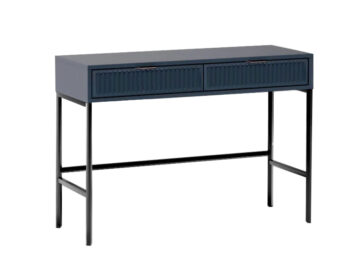 Toaletný stolík Style LS 9 v elegantnej indigo modrej farbe je ideálnym doplnkom pre moderné interiéry. Tento štýlový kus nábytku od značky KONDELA ponúka nielen praktickosť, ale aj estetický zážitok. S rozmermi 110 cm na šírku, 78,8 cm na výšku…