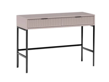 Toaletný stolík Style LS 9 v elegantnej kašmír krémovej farbe je ideálnym doplnkom pre každú modernú spálňu. Tento štýlový kus nábytku od značky KONDELA ponúka nielen praktickosť, ale aj estetický vzhľad, ktorý zaujme na prvý pohľad.