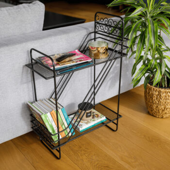 Predstavujeme vám kovový regál Sulto v elegantnej čiernej farbe, ktorý je ideálnym riešením pre moderné interiéry. Tento regál od značky KONDELA je navrhnutý tak, aby spĺňal všetky vaše potreby na uskladnenie a organizáciu. Jeho jednoduchý a rovný tvar sa hodí do rôznych priestorov, či už ide…