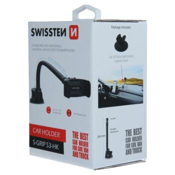 SWISSTEN Držiak do auta s prísavkou S-GRIP S3-HK