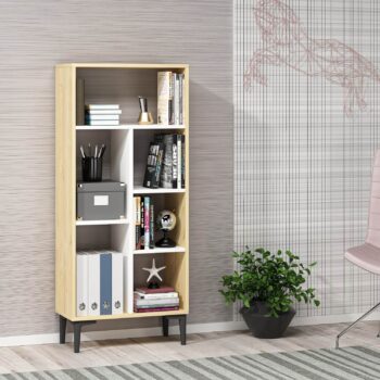 Knižnica SYMBOL – Elegantné a praktické úložné riešenie pre obývaciu izbuKnižnica SYMBOL je ideálnym doplnkom pre každú modernú obývaciu izbu. Jej obdĺžnikový tvar a tri priestranné police ponúkajú dostatok miesta pre vaše knihy, dekorácie alebo iné drobnosti, ktoré chcete mať po ruke. Jednoduchý dizajn a biela farba zaisťujú, že knižnica SYMBOL ľahko zapadne do akéhokoľvek interiéru.S rozmermi 138,6 x 60 x 29,6 cm je knižnica SYMBOL navrhnutá tak, aby efektívne využívala priestor bez toho, aby ho zbytočne zahlcovala. Vyrobená z kvalitného LTD materiálu, ktorý zaisťuje dlhú životnosť a pevnosť. Plastové nožičky dodávajú stabilitu a chránia podlahu pred poškriabaním.Hlavné vlastnosti:Typ tovaru: KnižnicaMateriál: LTDRozmer: 138,6 x 60 x 29,6 cmTvar: ObdĺžnikovýPočet políc: 3Dodatočné informácie: Dodávame v demonte, plastové nožičkyFarba: Biela + dubKnižnica SYMBOL je dodávaná v demontovanom stave s priloženým návodom na jednoduchú montáž. Tento štýlový a praktický kus nábytku je perfektný pre každého, kto hľadá funkčné a estetické úložné riešenie pre svoju obývačku.