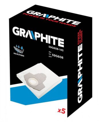 Sáčky pre priemyselný vysavač 5ks v balení GRAPHITE