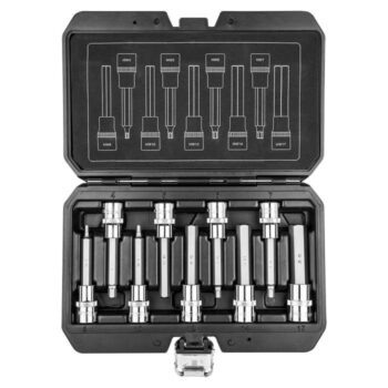 Sada 1/2" šesťhranných bitov 100 mm 9 ks 08-706 NEO