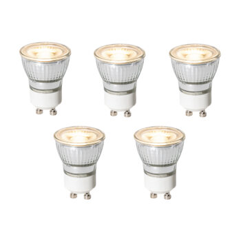 Sada 5 GU10 3-stupňových stmievateľných LED žiaroviek 35 mm 4W 220 lm 3000K