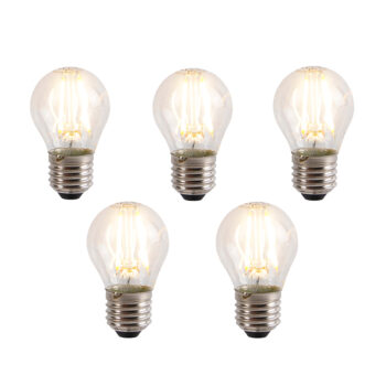 Sada 5 LED žiaroviek E27 s 3-stupňovým stmievaním P45 5W 700 lm 2700K