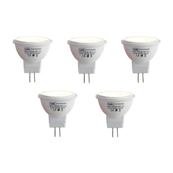 Sada 5 LED žiaroviek G4 MR11 2,7 W 210 lm 3000 K 12 V