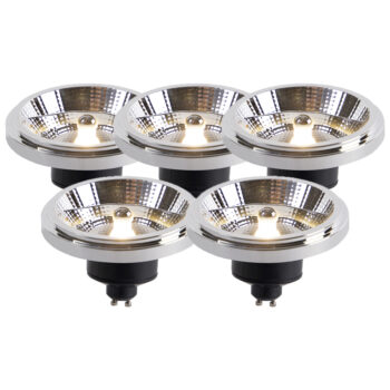 Sada 5 LED žiaroviek GU10 AR111 11W 820lm 3000K