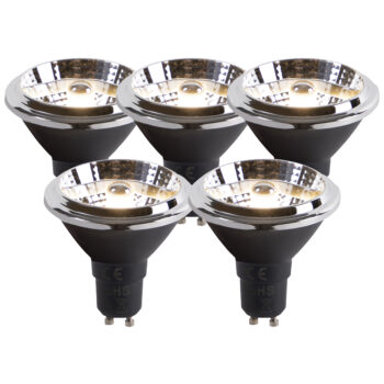 Sada 5 LED žiaroviek GU10 AR70 6W 380lm 3000K