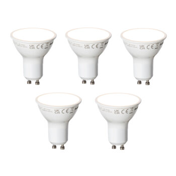 Sada 5 inteligentných LED žiaroviek GU10 biela 7W 700 lm 3000K