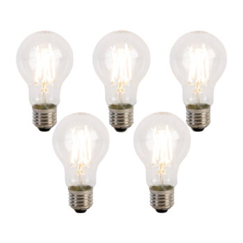 Sada 5 stmievateľných LED žiaroviek E27 s 3 stupňami A60 5W 700 lm 2700K