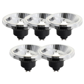 Sada 5 stmievateľných LED žiaroviek GU10 111 mm 10,5 W 770 LM 4000 K